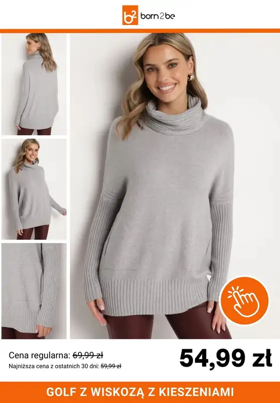 Born2be - gazetka promocyjna Ciepłe swetry już od 39,99 zł od czwartku 05.02 do wtorku 17.02 - strona 3