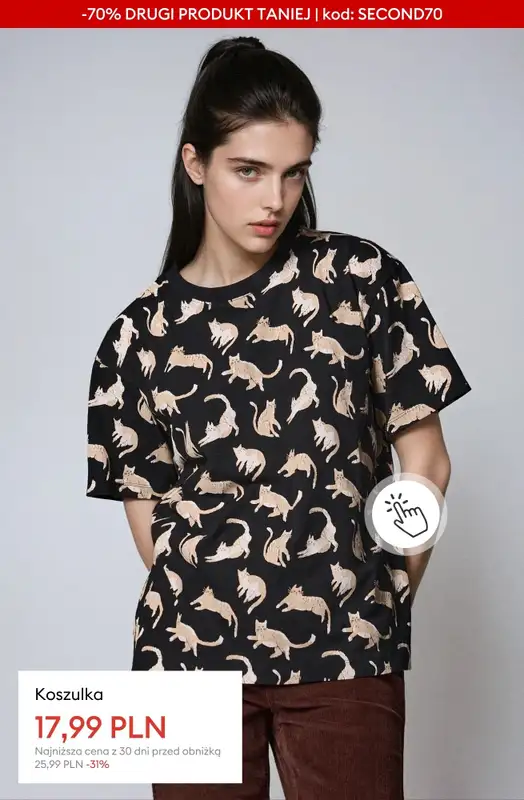 Sinsay - gazetka promocyjna WYPRZEDAŻ: -70% na DRUGI PRODUKT! od czwartku 05.02  - strona 6