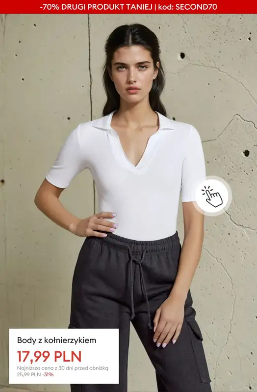 Sinsay - gazetka promocyjna WYPRZEDAŻ: -70% na DRUGI PRODUKT! od czwartku 05.02  - strona 16