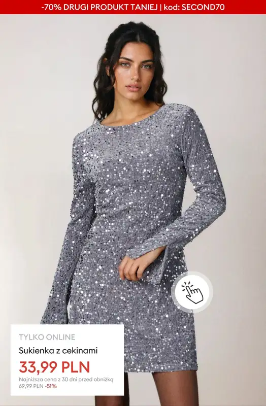 Sinsay - gazetka promocyjna WYPRZEDAŻ: -70% na DRUGI PRODUKT! od czwartku 05.02  - strona 11