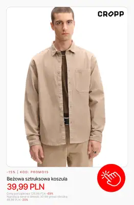 Cropp - gazetka promocyjna Wyprzedaż: do 49,99 PLN dla niego od czwartku 05.02  - strona 9