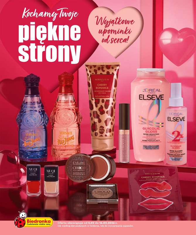Biedronka - gazetka promocyjna Piękne strony od czwartku 05.02 do soboty 14.02