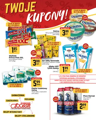 Społem Częstochowa - gazetka promocyjna Plakaty promocyjne od czwartku 05.02 do środy 11.02 - strona 2