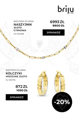 Briju - gazetka promocyjna Gazetka: Oferta Ślubna od piątku 06.02 do soboty 14.02 - strona 10