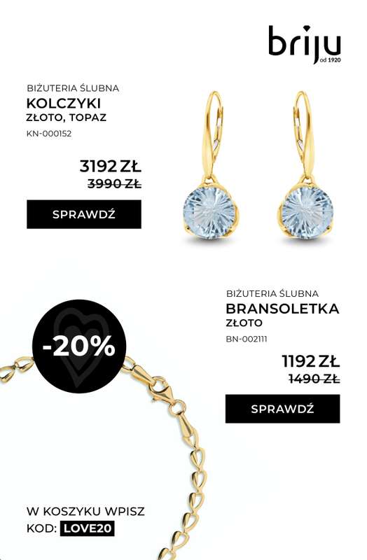 Briju - gazetka promocyjna Gazetka: Oferta Ślubna od piątku 06.02 do soboty 14.02 - strona 9