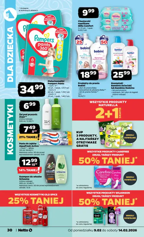 Netto - gazetka promocyjna Gazetka Spożywcza od poniedziałku 09.02 do soboty 14.02 - strona 30