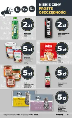 Netto - gazetka promocyjna Gazetka Spożywcza od poniedziałku 09.02 do soboty 14.02 - strona 5