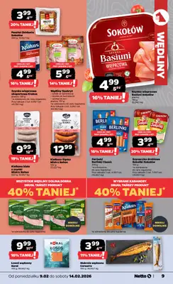 Netto - gazetka promocyjna Gazetka Spożywcza od poniedziałku 09.02 do soboty 14.02 - strona 9