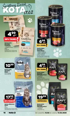 Netto - gazetka promocyjna Gazetka Spożywcza  do soboty 14.02 - strona 16