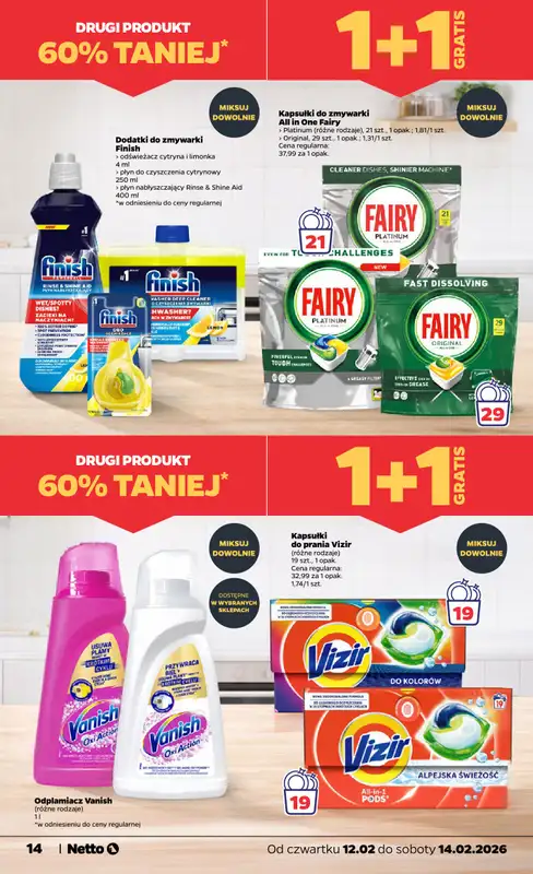 Netto - gazetka promocyjna Gazetka Spożywcza  do soboty 14.02 - strona 14