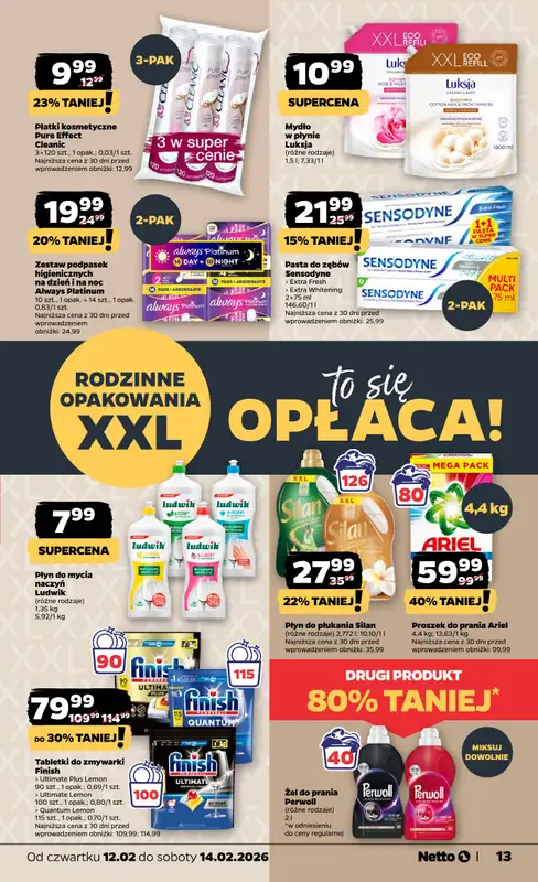 Netto - gazetka promocyjna Gazetka Spożywcza  do soboty 14.02 - strona 13
