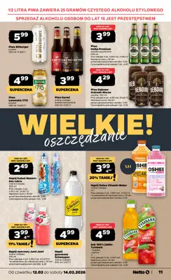 Netto - gazetka promocyjna Gazetka Spożywcza  do soboty 14.02 - strona 11