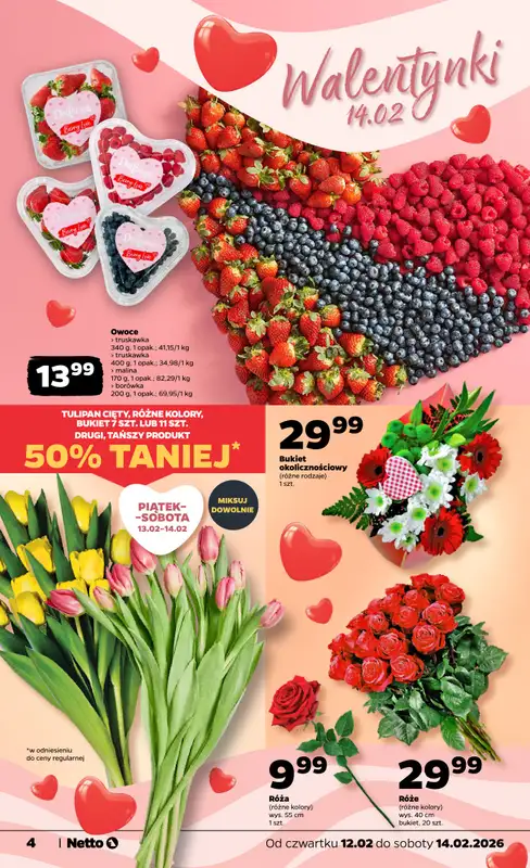 Netto - gazetka promocyjna Gazetka Spożywcza  do soboty 14.02 - strona 4
