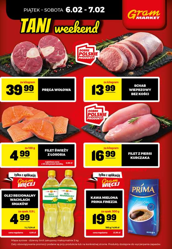 Gram Market - gazetka promocyjna Niskie Ceny od piątku 06.02 do środy 11.02 - strona 2