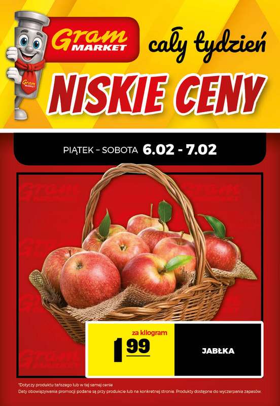 Gram Market - gazetka promocyjna Niskie Ceny od piątku 06.02 do środy 11.02