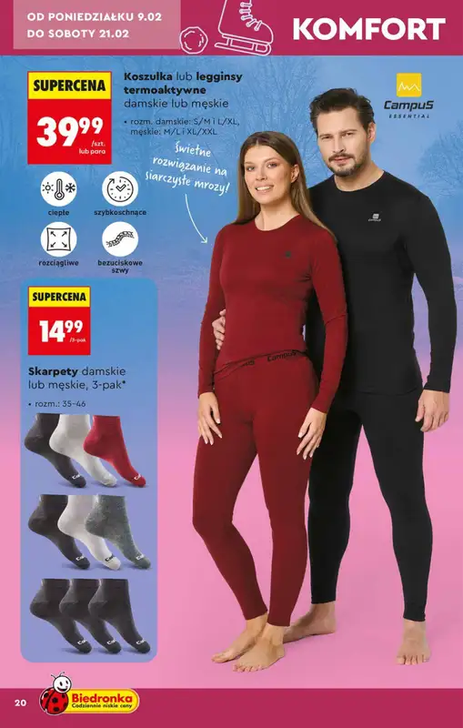 Biedronka - gazetka promocyjna Hity i inspiracje, od 07.02 od soboty 07.02 do środy 25.02 - strona 20