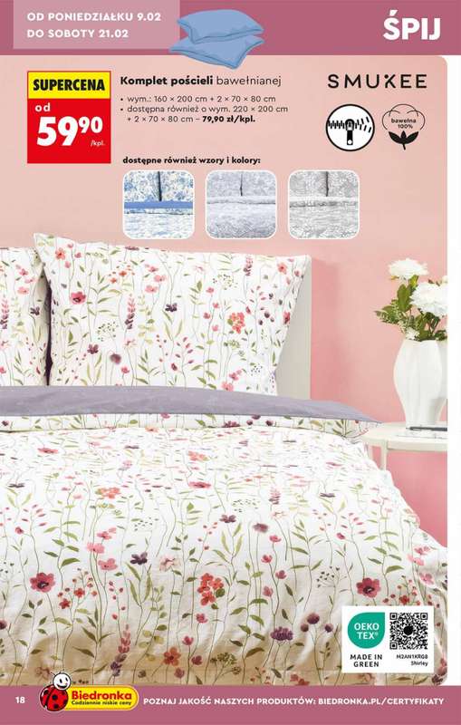 Biedronka - gazetka promocyjna Hity i inspiracje, od 07.02 od soboty 07.02 do środy 25.02 - strona 18