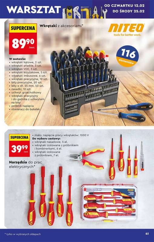Biedronka - gazetka promocyjna Hity i inspiracje, od 07.02 od soboty 07.02 do środy 25.02 - strona 41