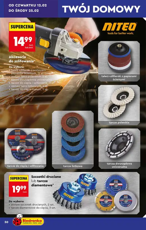 Biedronka - gazetka promocyjna Hity i inspiracje, od 07.02 od soboty 07.02 do środy 25.02 - strona 50
