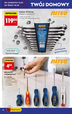 Biedronka - gazetka promocyjna Hity i inspiracje, od 07.02 od soboty 07.02 do środy 25.02 - strona 42
