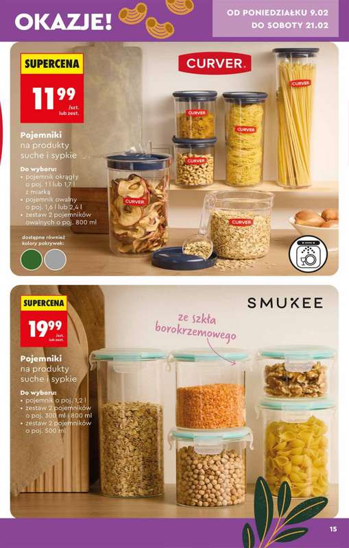 Biedronka - gazetka promocyjna Hity i inspiracje, od 07.02 od soboty 07.02 do środy 25.02 - strona 15