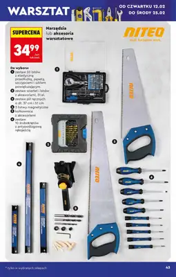 Biedronka - gazetka promocyjna Hity i inspiracje, od 07.02 od soboty 07.02 do środy 25.02 - strona 43