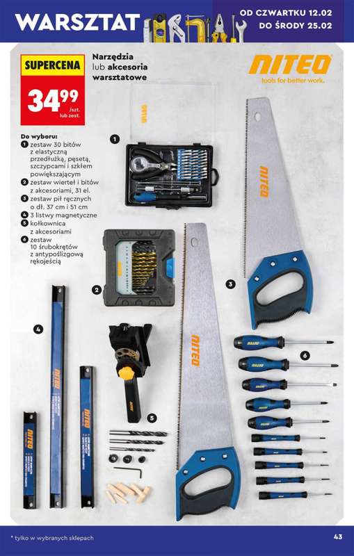 Biedronka - gazetka promocyjna Hity i inspiracje, od 07.02 od soboty 07.02 do środy 25.02 - strona 43