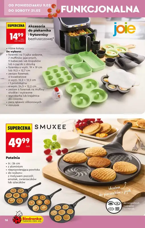 Biedronka - gazetka promocyjna Hity i inspiracje, od 07.02 od soboty 07.02 do środy 25.02 - strona 16