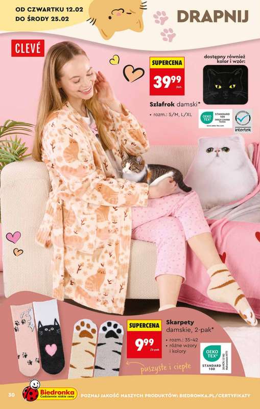 Biedronka - gazetka promocyjna Hity i inspiracje, od 07.02 od soboty 07.02 do środy 25.02 - strona 30