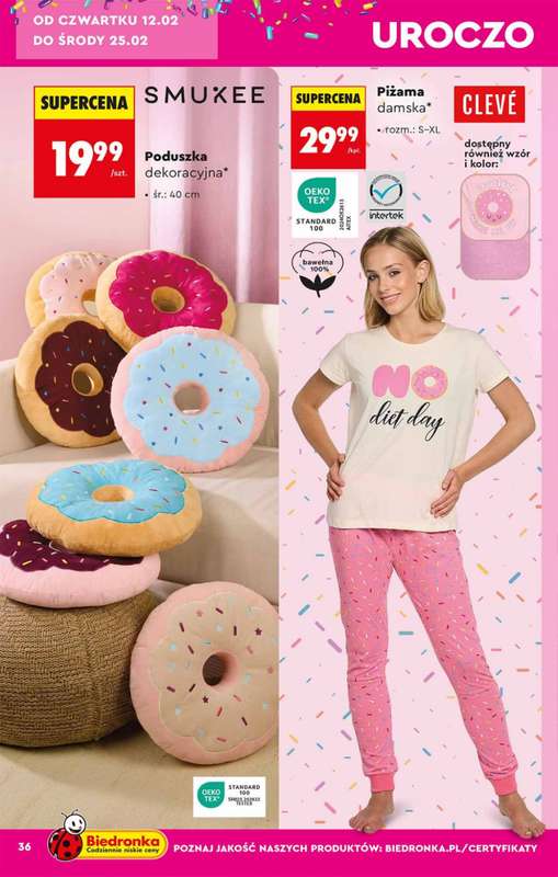 Biedronka - gazetka promocyjna Hity i inspiracje, od 07.02 od soboty 07.02 do środy 25.02 - strona 36