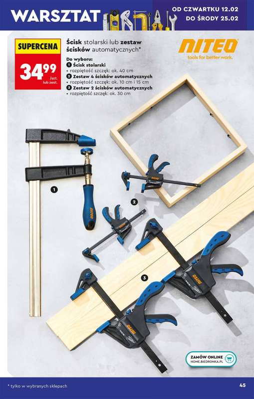 Biedronka - gazetka promocyjna Hity i inspiracje, od 07.02 od soboty 07.02 do środy 25.02 - strona 45