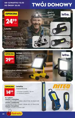 Biedronka - gazetka promocyjna Hity i inspiracje, od 07.02 od soboty 07.02 do środy 25.02 - strona 40