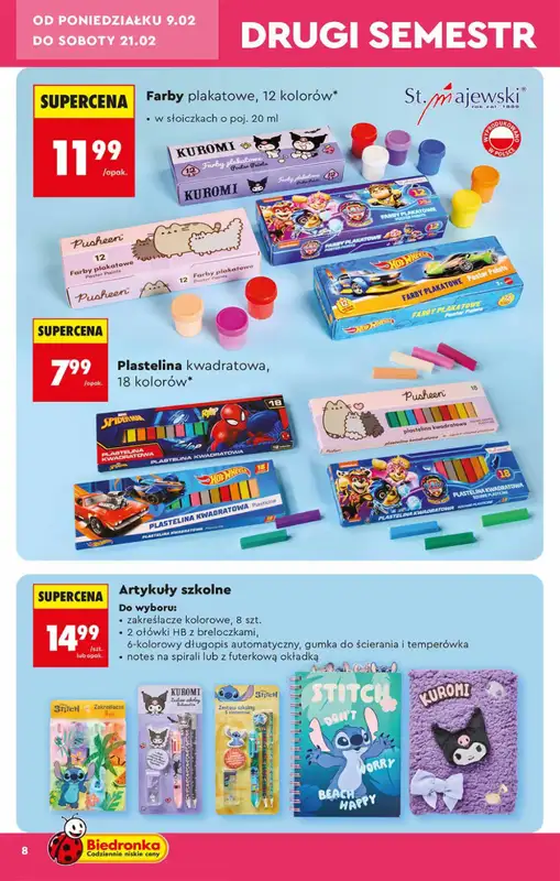 Biedronka - gazetka promocyjna Hity i inspiracje, od 07.02 od soboty 07.02 do środy 25.02 - strona 8