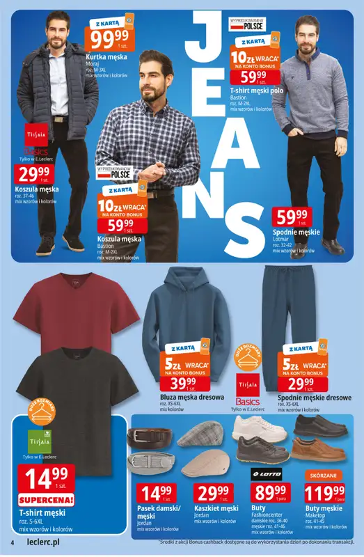 Leclerc - gazetka promocyjna Oferta E.Leclerc I Jeans od wtorku 10.02 do soboty 21.02 - strona 4