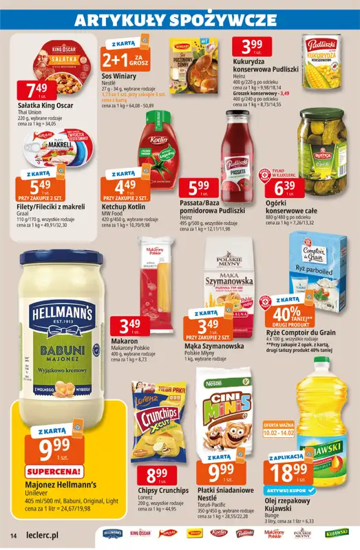 Leclerc - gazetka promocyjna Oferta E.Leclerc I Jeans od wtorku 10.02 do soboty 21.02 - strona 14