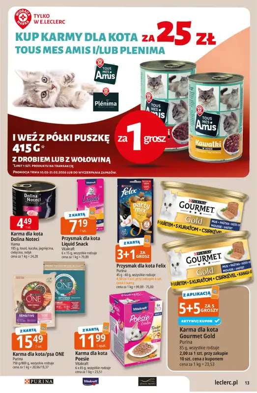 Leclerc - gazetka promocyjna Oferta E.Leclerc I Jeans od wtorku 10.02 do soboty 21.02 - strona 13