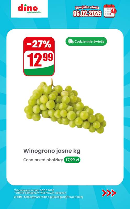 Dino - gazetka promocyjna Specjalna oferta na 06.02.2026 - promocje spoza gazetki od piątku 06.02 do piątku 06.02 - strona 4