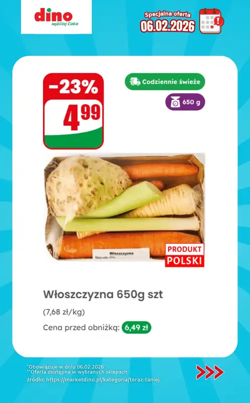Dino - gazetka promocyjna Specjalna oferta na 06.02.2026 - promocje spoza gazetki   - strona 2