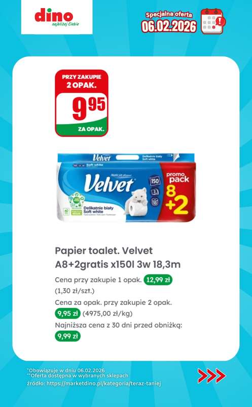 Dino - gazetka promocyjna Specjalna oferta na 06.02.2026 - promocje spoza gazetki od piątku 06.02 do piątku 06.02 - strona 11