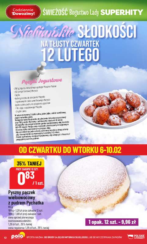 POLOmarket - gazetka promocyjna Gazetka od środy 04.02 do wtorku 10.02 - strona 12