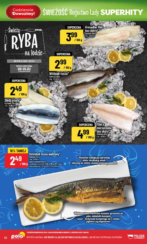 POLOmarket - gazetka promocyjna Gazetka od środy 04.02 do wtorku 10.02 - strona 32