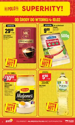 POLOmarket - gazetka promocyjna Gazetka od środy 04.02 do wtorku 10.02 - strona 2