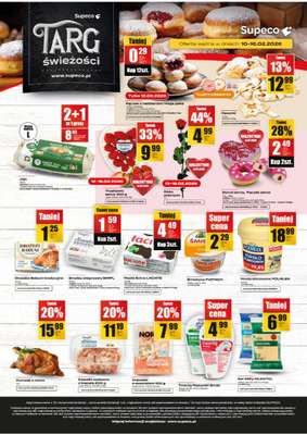 Supeco - gazetka promocyjna Targ świeżości od wtorku 10.02 do poniedziałku 16.02