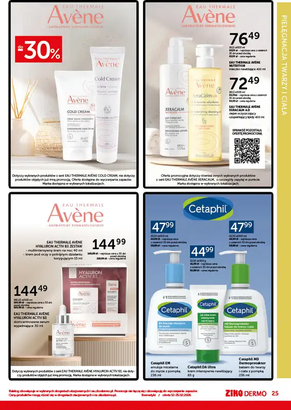 Ziko Dermo - gazetka promocyjna Z miłości do pielęgnacji od czwartku 12.02 do środy 25.02 - strona 25