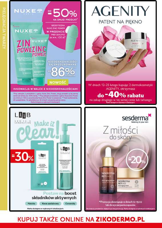 Ziko Dermo - gazetka promocyjna Z miłości do pielęgnacji od czwartku 12.02 do środy 25.02 - strona 12