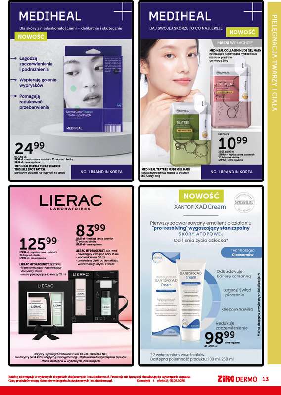 Ziko Dermo - gazetka promocyjna Z miłości do pielęgnacji od czwartku 12.02 do środy 25.02 - strona 13