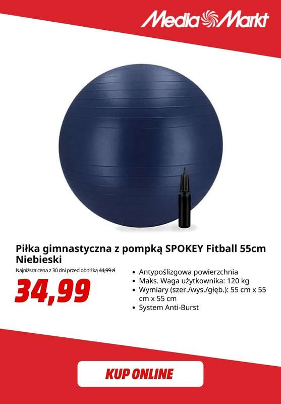 Media Markt - gazetka promocyjna Sprzęt fitness do -55%! od piątku 06.02 do poniedziałku 16.02 - strona 3
