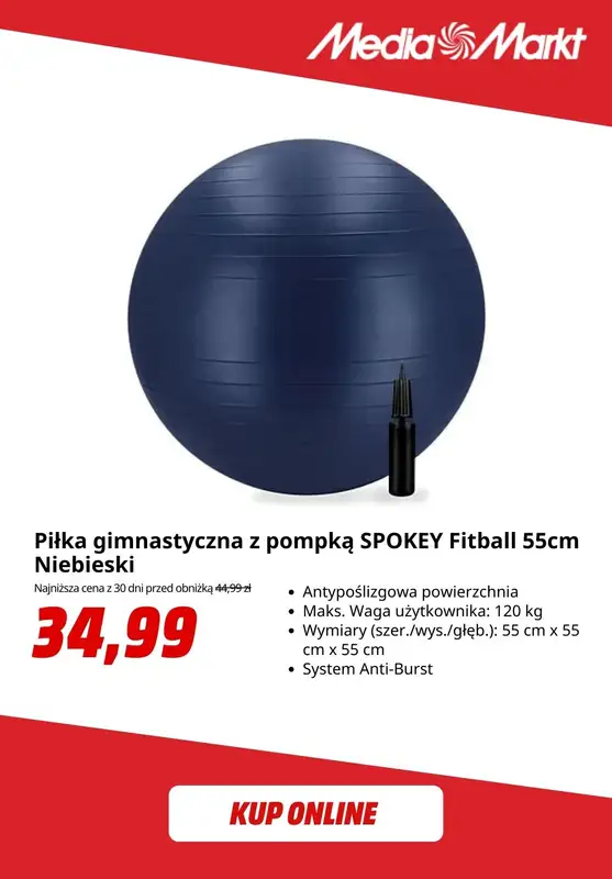 Media Markt - gazetka promocyjna Sprzęt fitness do -55%! od piątku 06.02 do poniedziałku 16.02 - strona 3