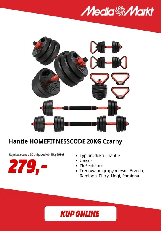 Media Markt - gazetka promocyjna Sprzęt fitness do -55%! od piątku 06.02 do poniedziałku 16.02 - strona 4