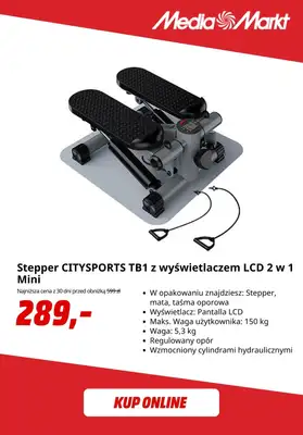 Media Markt - gazetka promocyjna Sprzęt fitness do -55%! od piątku 06.02 do poniedziałku 16.02 - strona 2